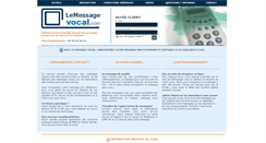 Desktop Screenshot of lemessagevocal.com